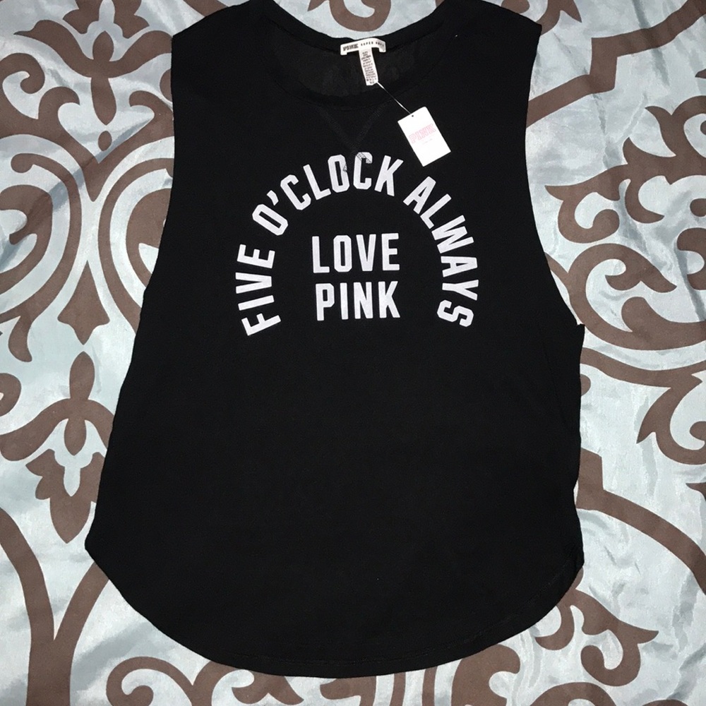 Nwt PINK sleeve less tank